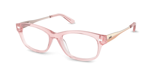 The Addison - Pink Clear Acetate Rose Gold Metal