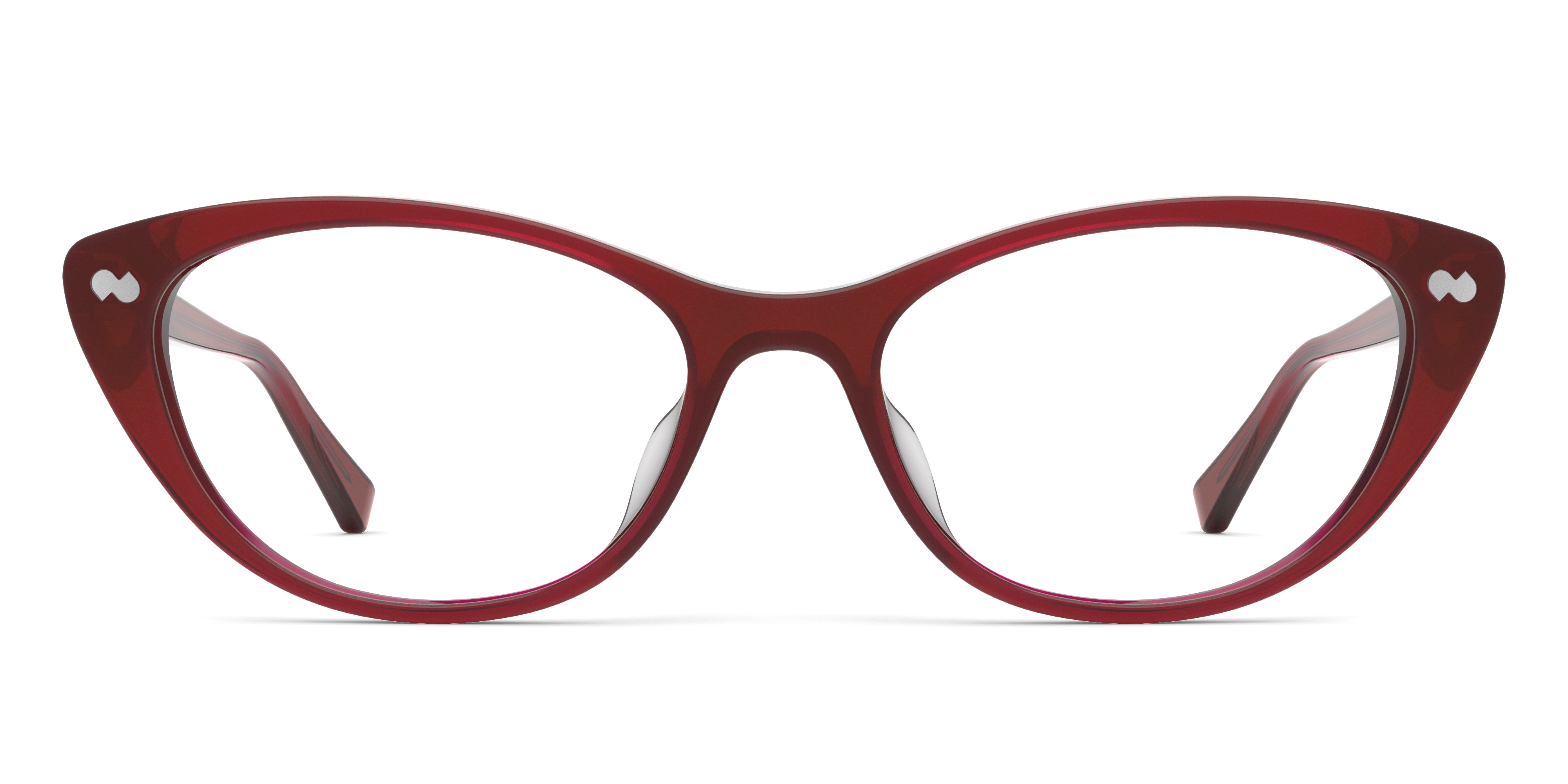 Fundamentals F105 Eyeglasses Burgundy 51mm Isabel Oval Burgundy Eyeglasses | Glassesshop main image 3