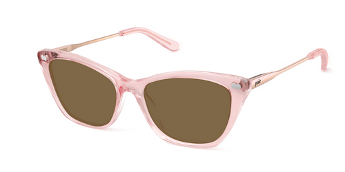 The Wanda - Mixed Material Pink Clear Rose Gold Metal Sun