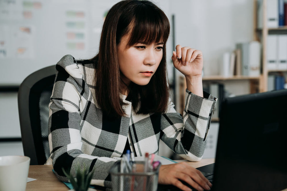 What level of astigmatism require glasses: employee using a computer