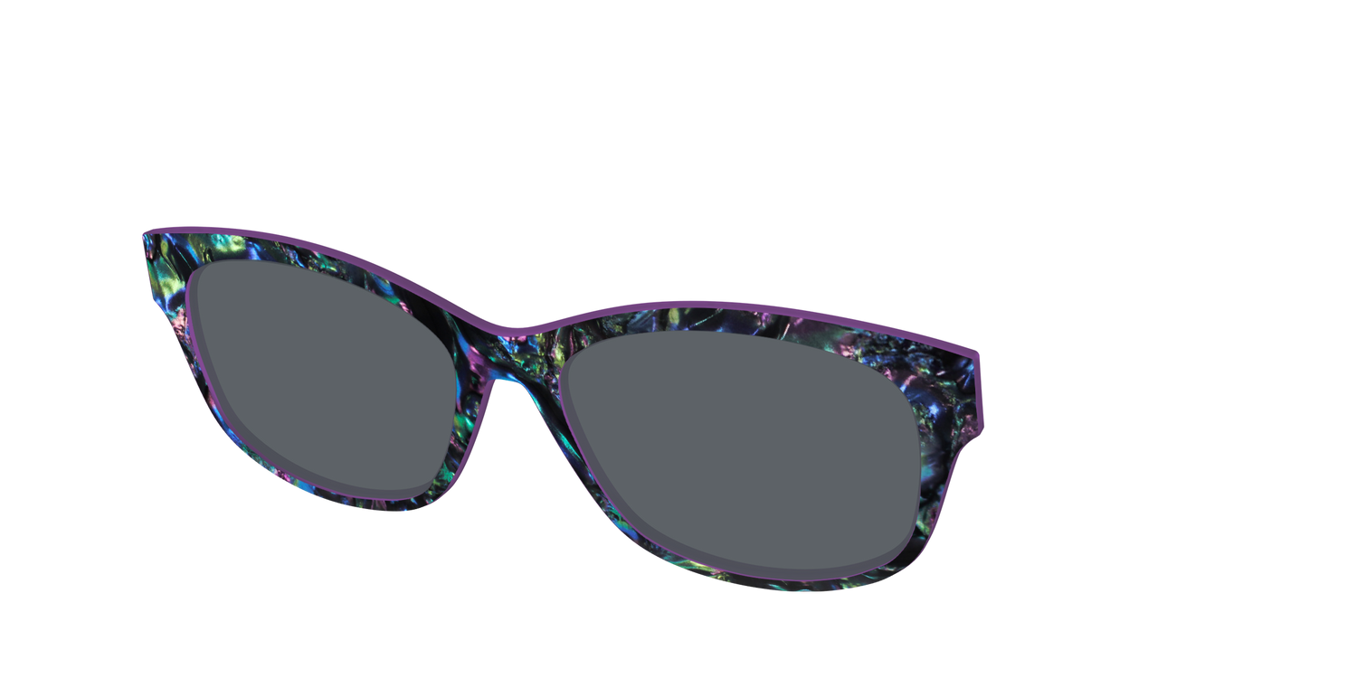 The Polarized Abalone Sun Top - Angle Top Image - Pair Eyewear