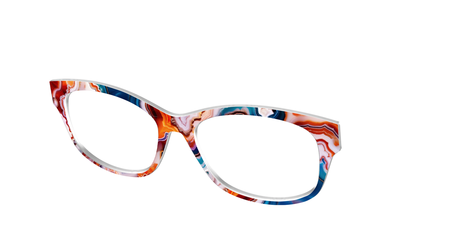 The Abroad Agate - Angle Top Image - Pair Eyewear