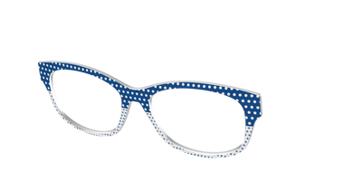 The Aegean Polka Dot Print Mix - Angle Top Thumbnail - Pair Eyewear