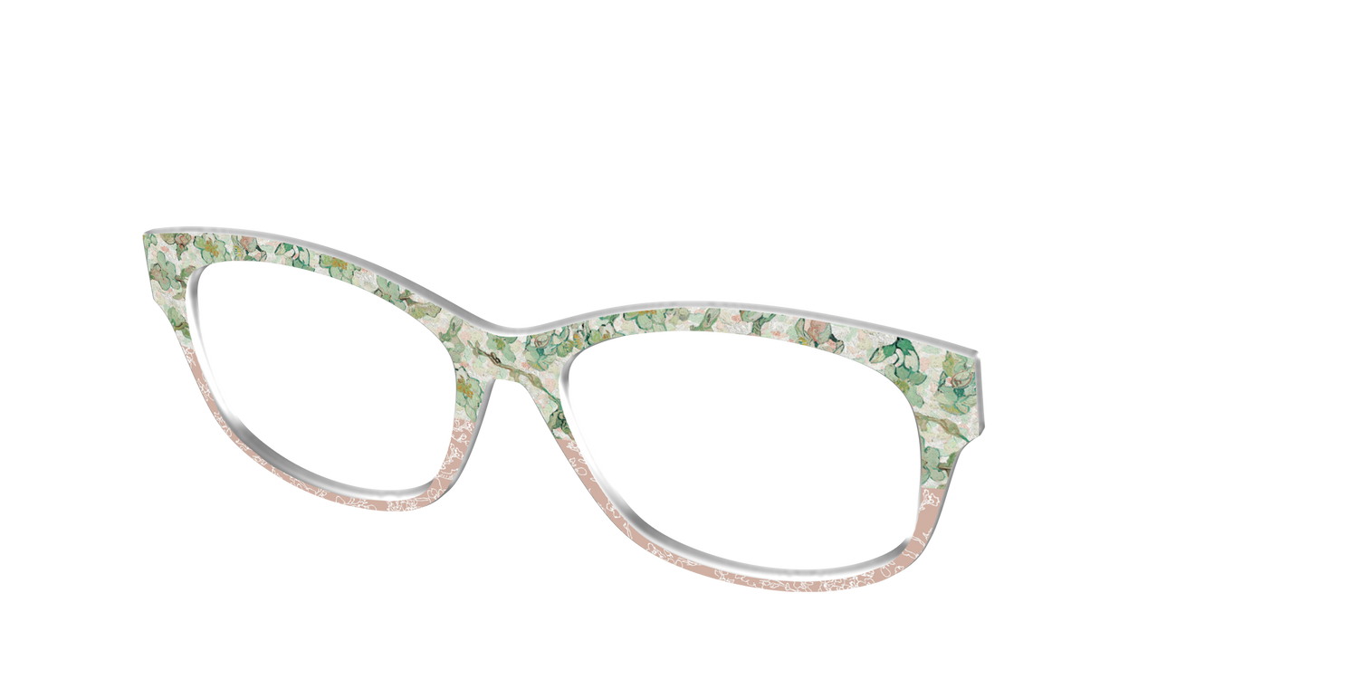 The Almond Blossom Split - Angle Top Image - Pair Eyewear