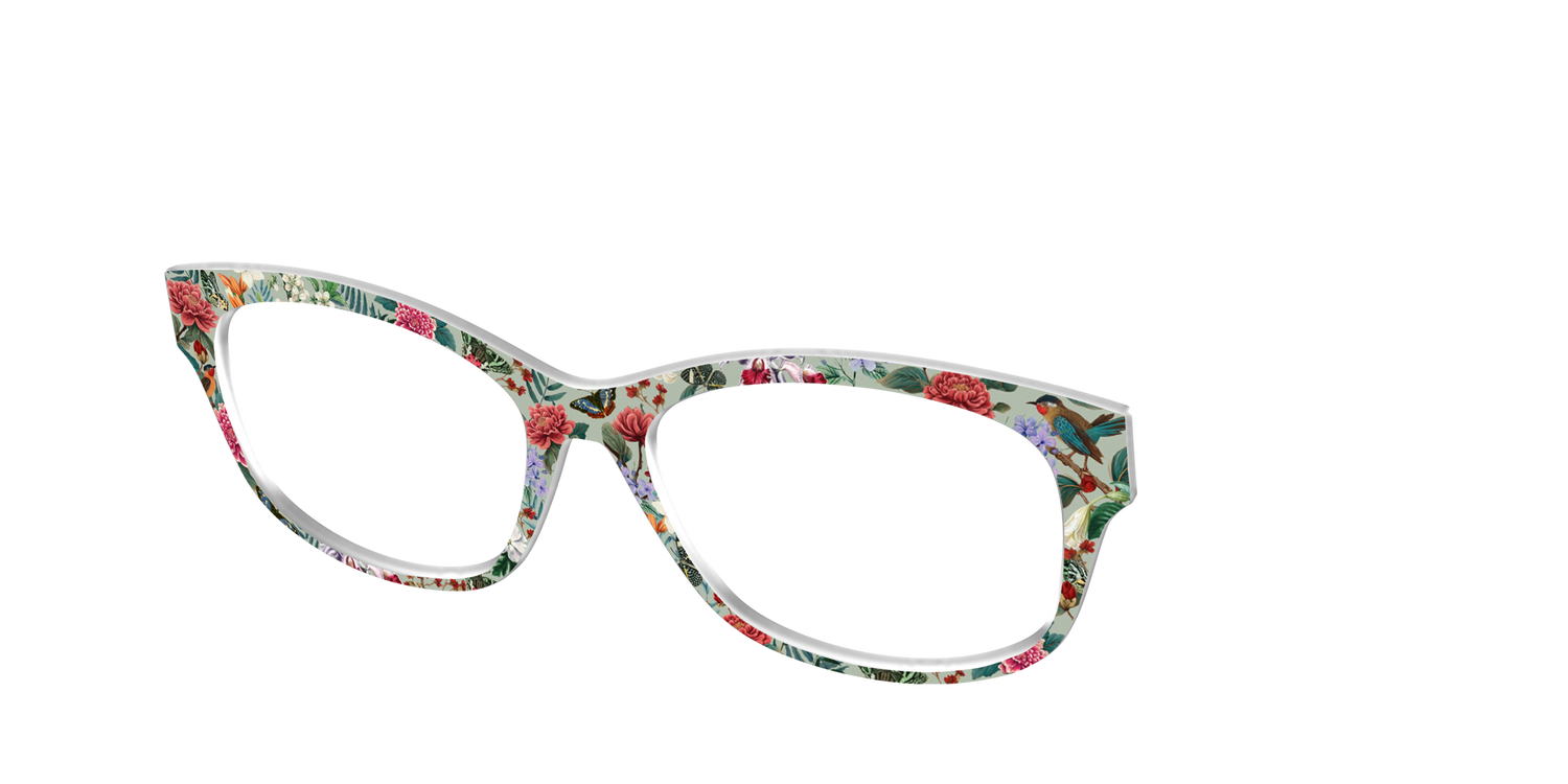 The Antique Floral - Angle Top Image - Pair Eyewear