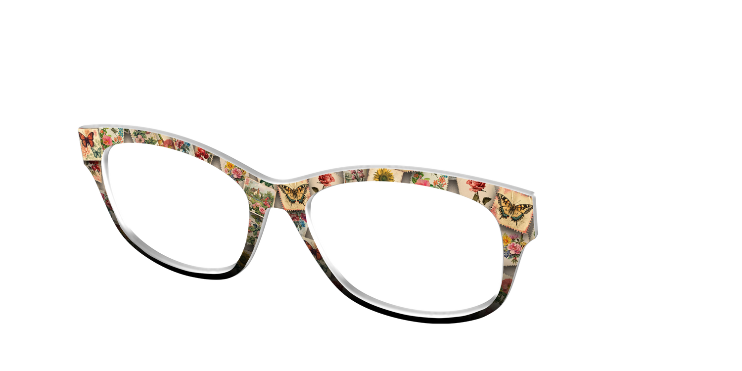 The Antique Stamps - Angle Top Image - Pair Eyewear
