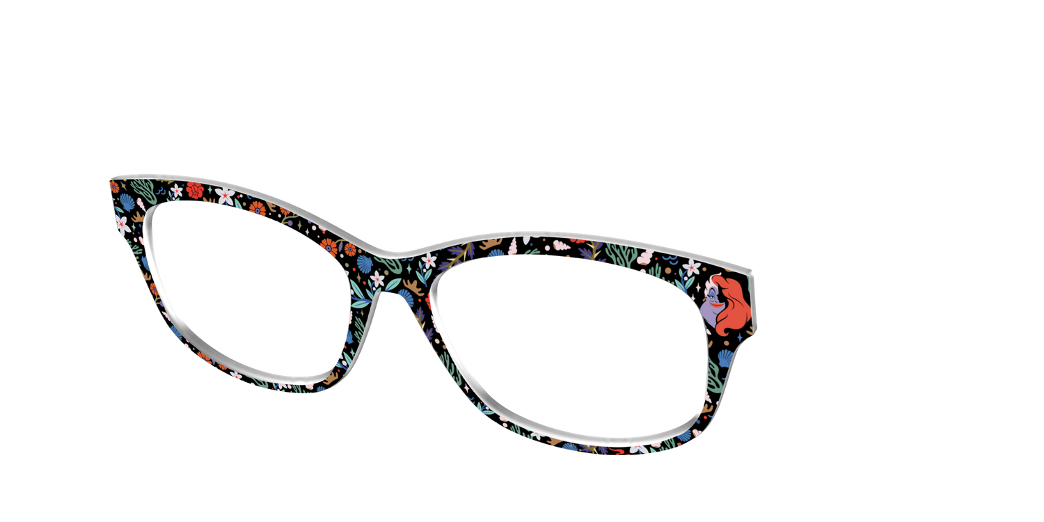Ariel's Floral Reef - Angle Top Image - Pair Eyewear