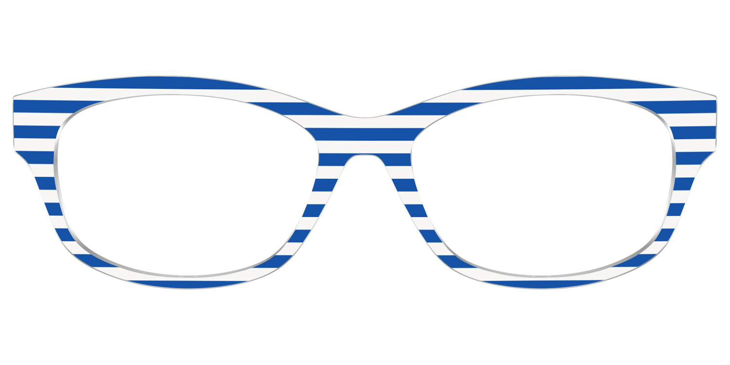 The Beach Umbrella Stripes - Front Top Image - Pair Eyewear