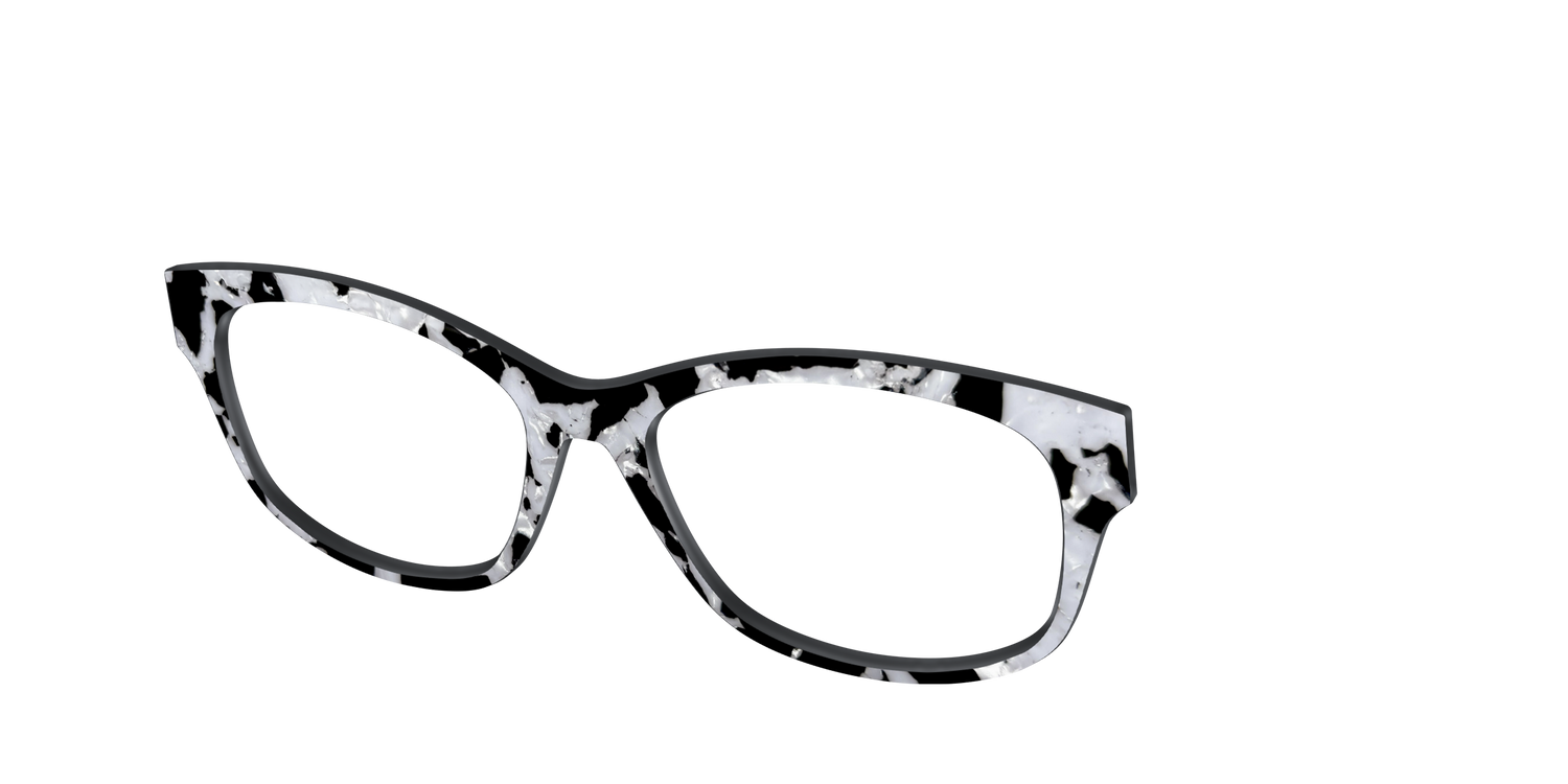 The Black & White Pearl Tortoise - Angle Top Image - Pair Eyewear