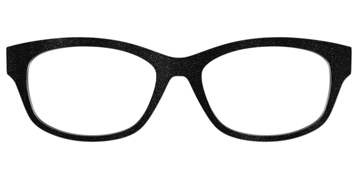 The Black Shimmer - Front Top Image - Pair Eyewear
