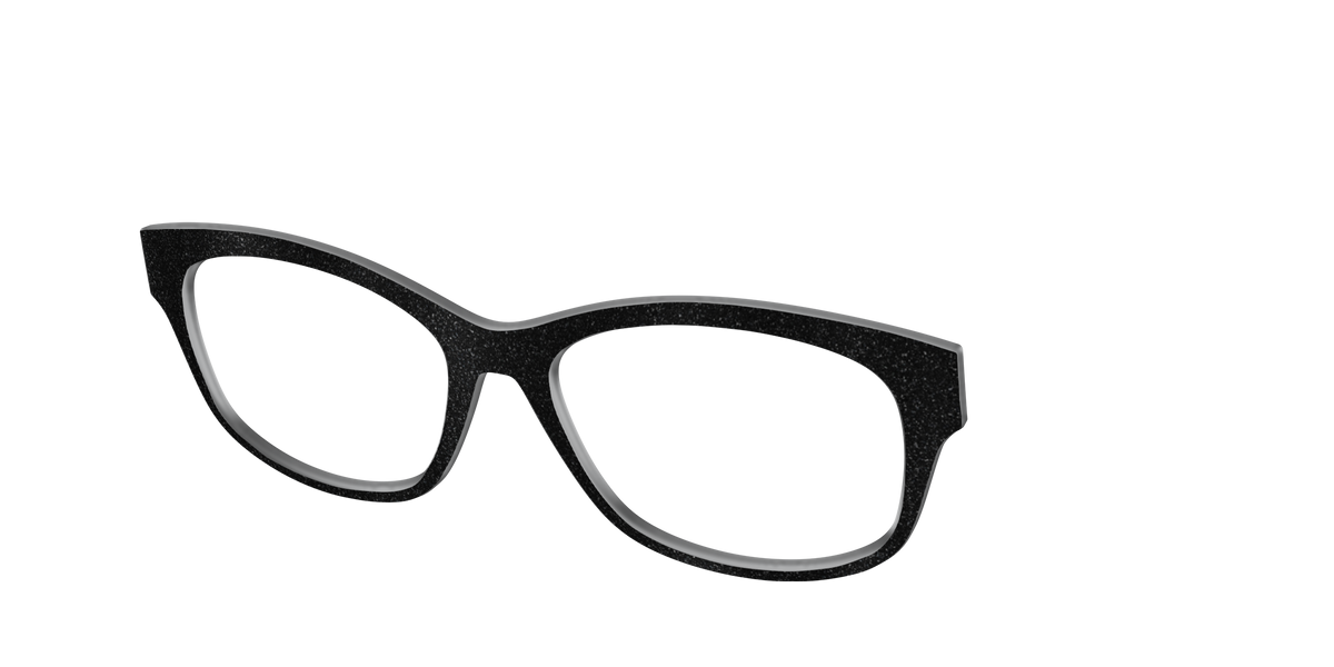 The Black Shimmer - Angle Top Image - Pair Eyewear
