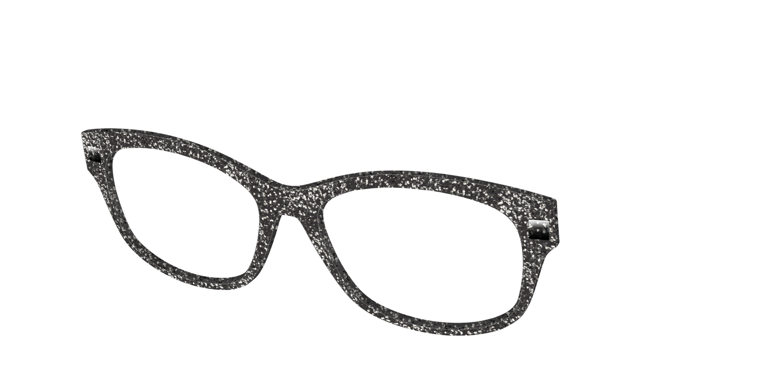 The Black Sparkle - Angle Top Image - Pair Eyewear