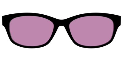 The Black with Pink Racquet Sport Lens - Front Top Thumbnail - Pair Eyewear