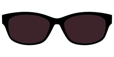 The Black with Water Lens - Front Top Thumbnail - Pair Eyewear