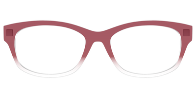 The Burgundy Gradient Crystal - Front Top Thumbnail - Pair Eyewear