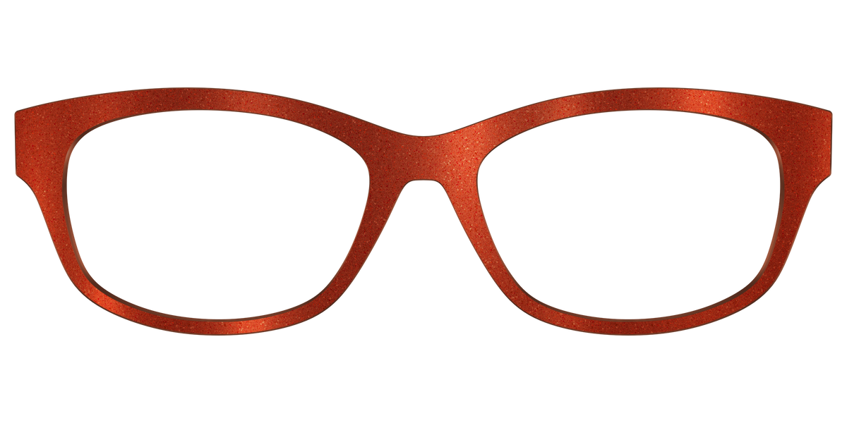 The Burnt Orange Shimmer - Front Top Image - Pair Eyewear