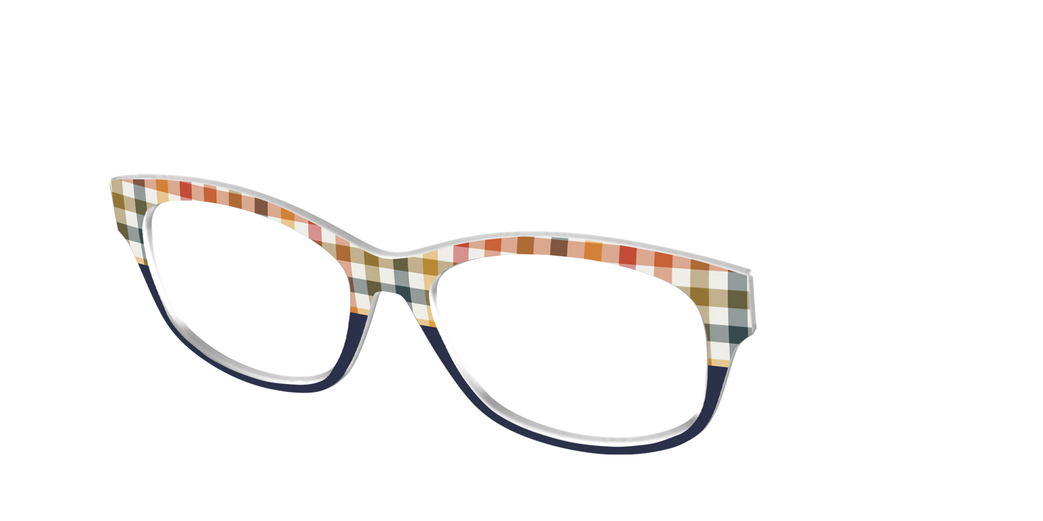 The Camp Check - Angle Top Image - Pair Eyewear