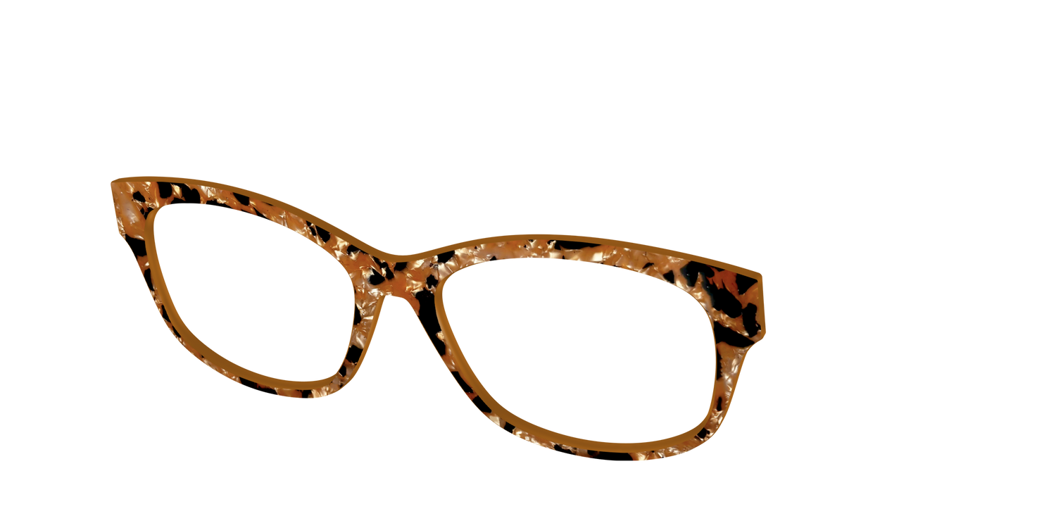 The Caramel Pearl Tortoise - Angle Top Image - Pair Eyewear