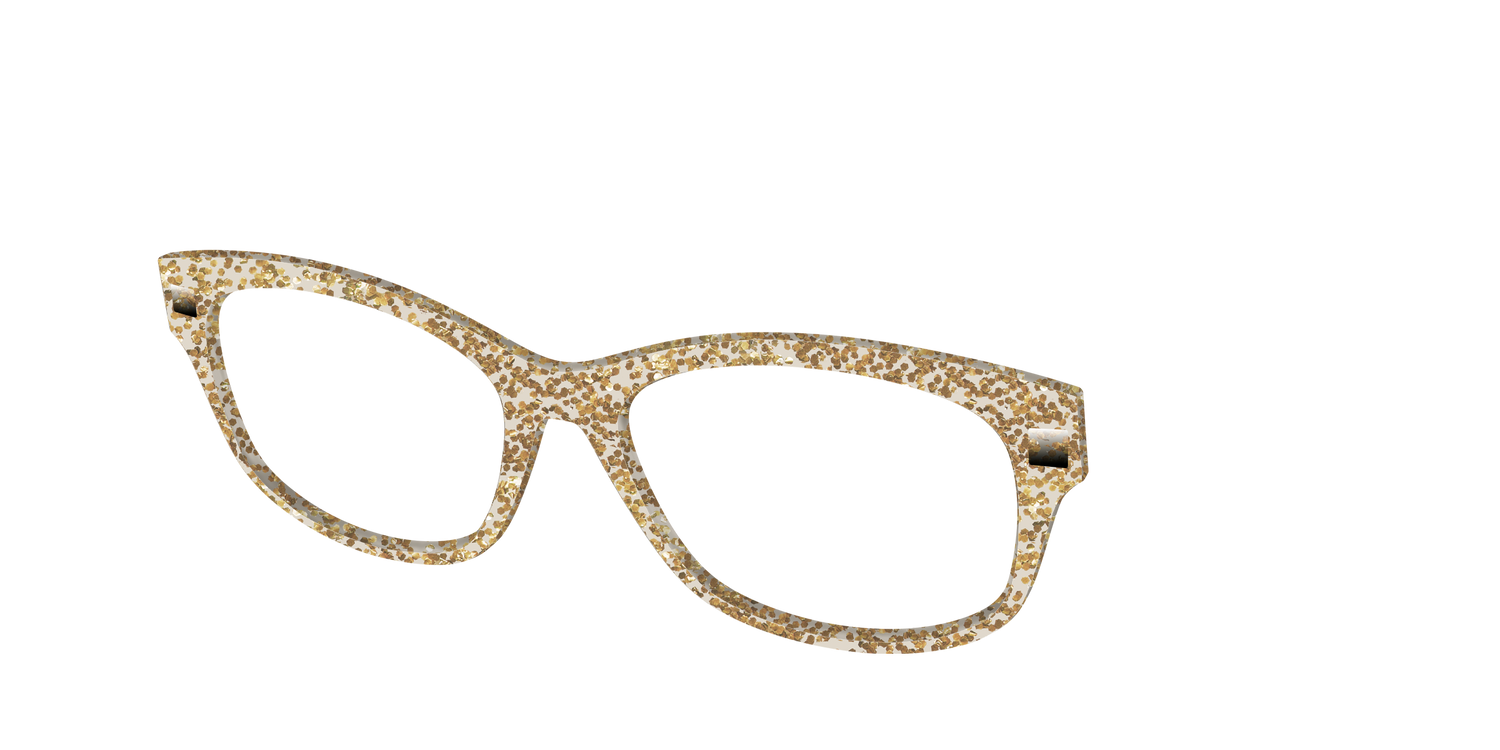 The Champagne Sparkle - Angle Top Image - Pair Eyewear