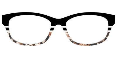The Chic Tortoise Crystal Split - Front Top Thumbnail - Pair Eyewear
