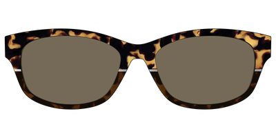 The Polarized Chic Tortoise Split Sun Top - Front Top Thumbnail - Pair Eyewear
