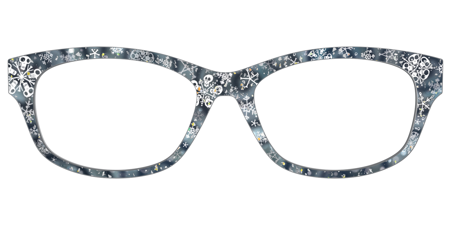 The Christmas Town Snow Globe with Holographic Glitter - Front Top Image - Pair Eyewear