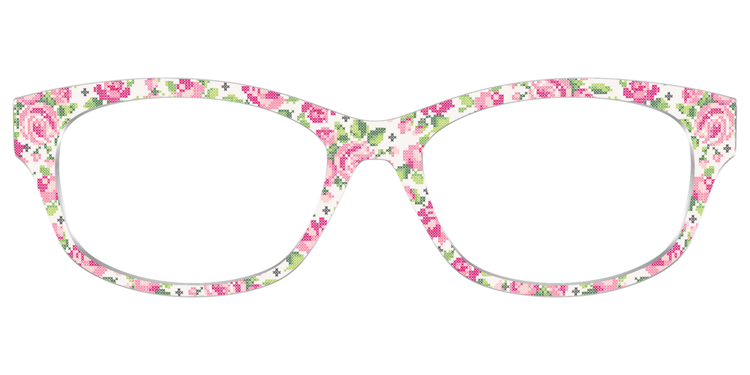The Cross-Stitch Petals - Front Top Image - Pair Eyewear