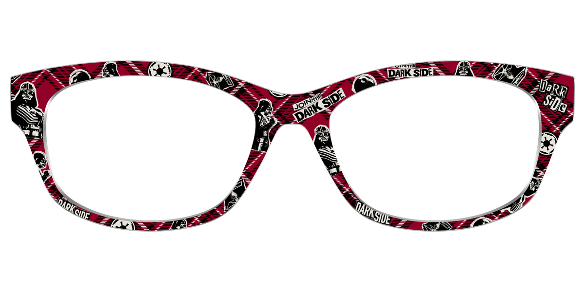 Dark Side Plaid - Front Top Image - Pair Eyewear