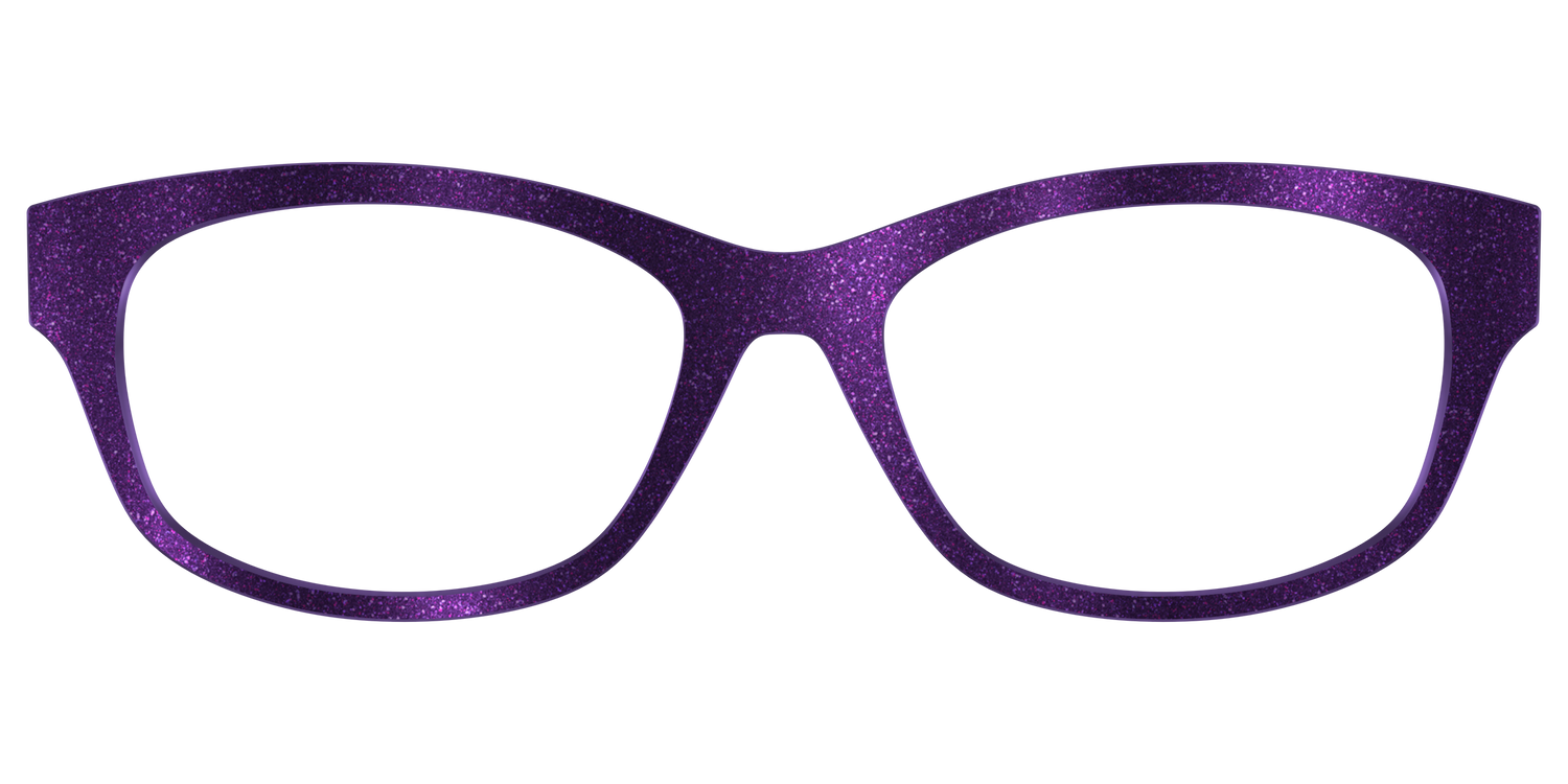 The Deep Purple Shimmer - Front Top Image - Pair Eyewear