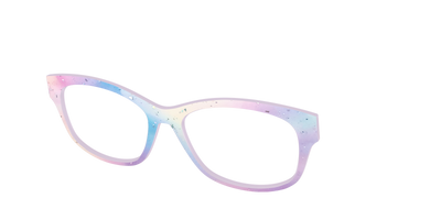 The Dreamy Pastel with Holographic Glitter - Angle Top Thumbnail - Pair Eyewear
