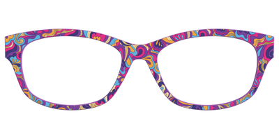 The Flower Power Paisley with Gold Foil - Front Top Thumbnail - Pair Eyewear