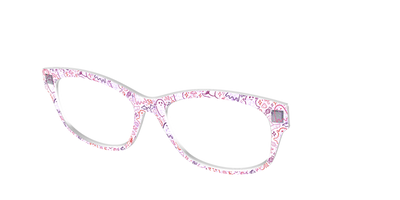 The Frightfully Fun Doodles Crystal - Angle Top Thumbnail - Pair Eyewear