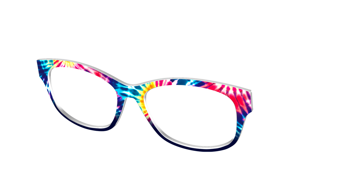 The Funky Tie-Dye - Angle Top Image - Pair Eyewear