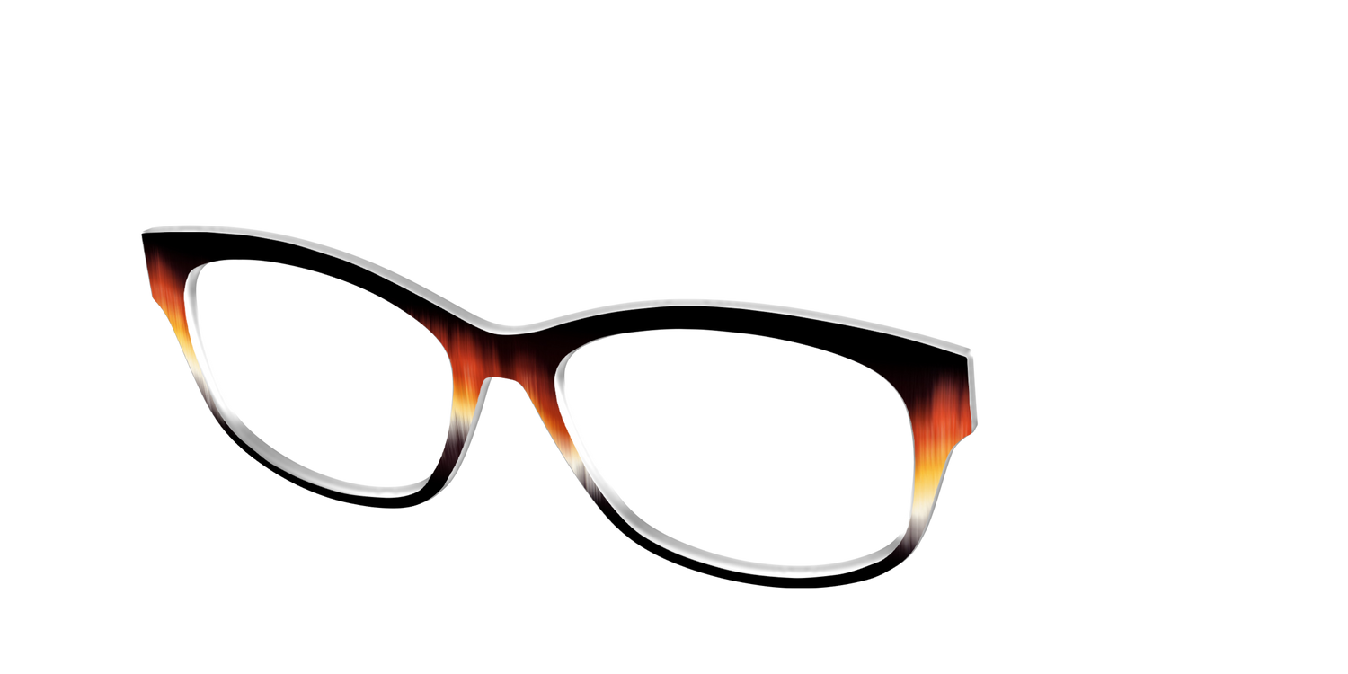 The Hallows' Eve Gradient - Angle Top Image - Pair Eyewear