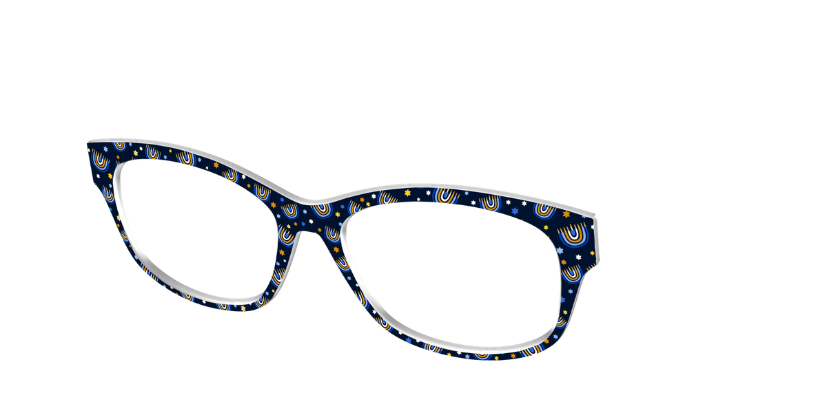 The Hanukkah Menorahs - Angle Top Image - Pair Eyewear