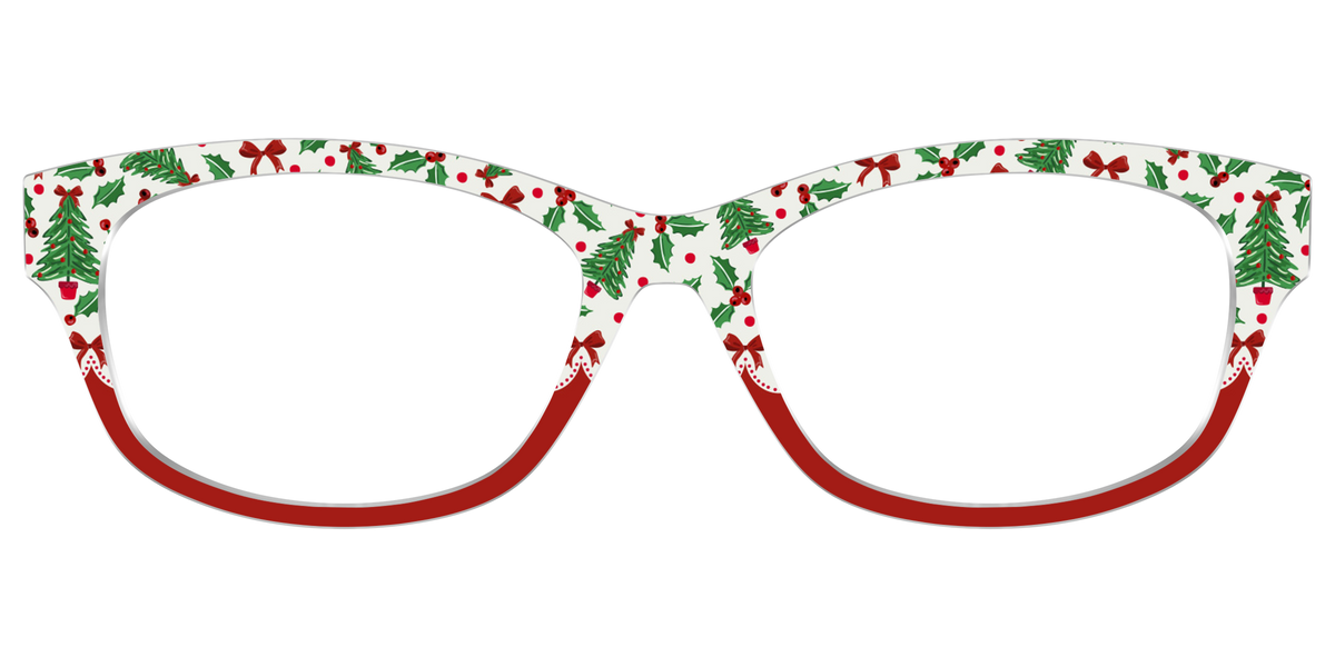 The Holly Jolly Split - Front Top Image - Pair Eyewear