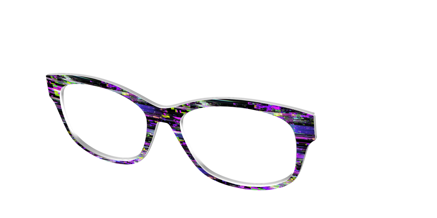 The Horror Film Glitch - Angle Top Image - Pair Eyewear