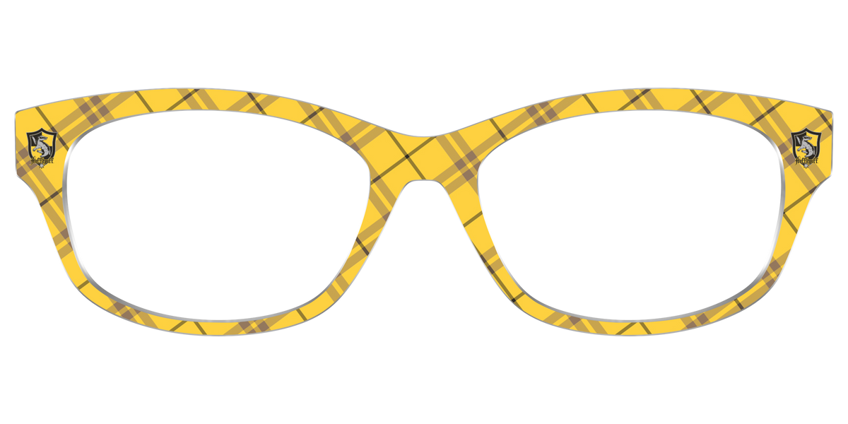 The Hufflepuff™ Plaid - Front Top Image - Pair Eyewear