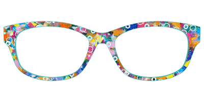 The Imaginative Tortoise with Bubble Glitter - Front Top Thumbnail - Pair Eyewear