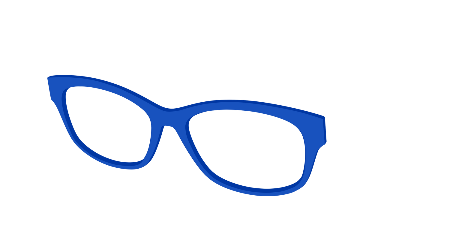 The Indigo - Angle Top Image - Pair Eyewear