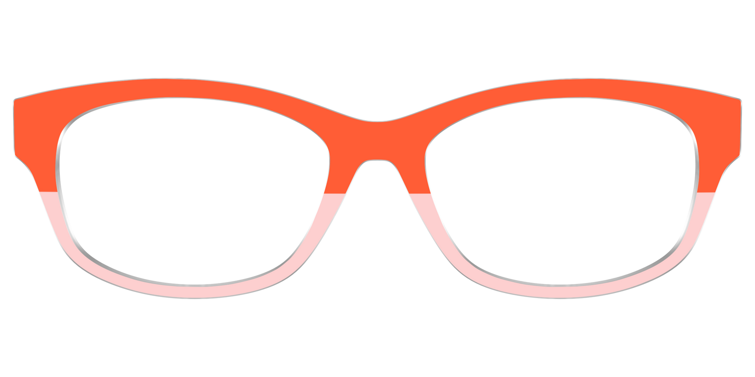 The Jasper & Venetian Pink Split - Front Top Image - Pair Eyewear