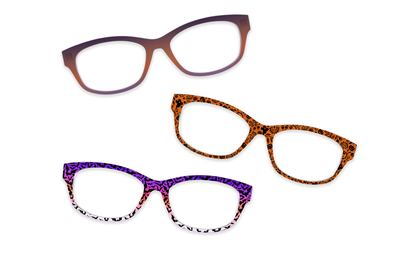 Tortoise Acetate Gold Metal - Set