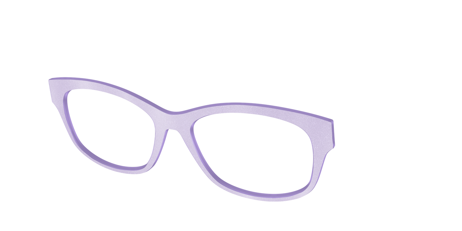 The Lavender Shimmer - Angle Top Image - Pair Eyewear