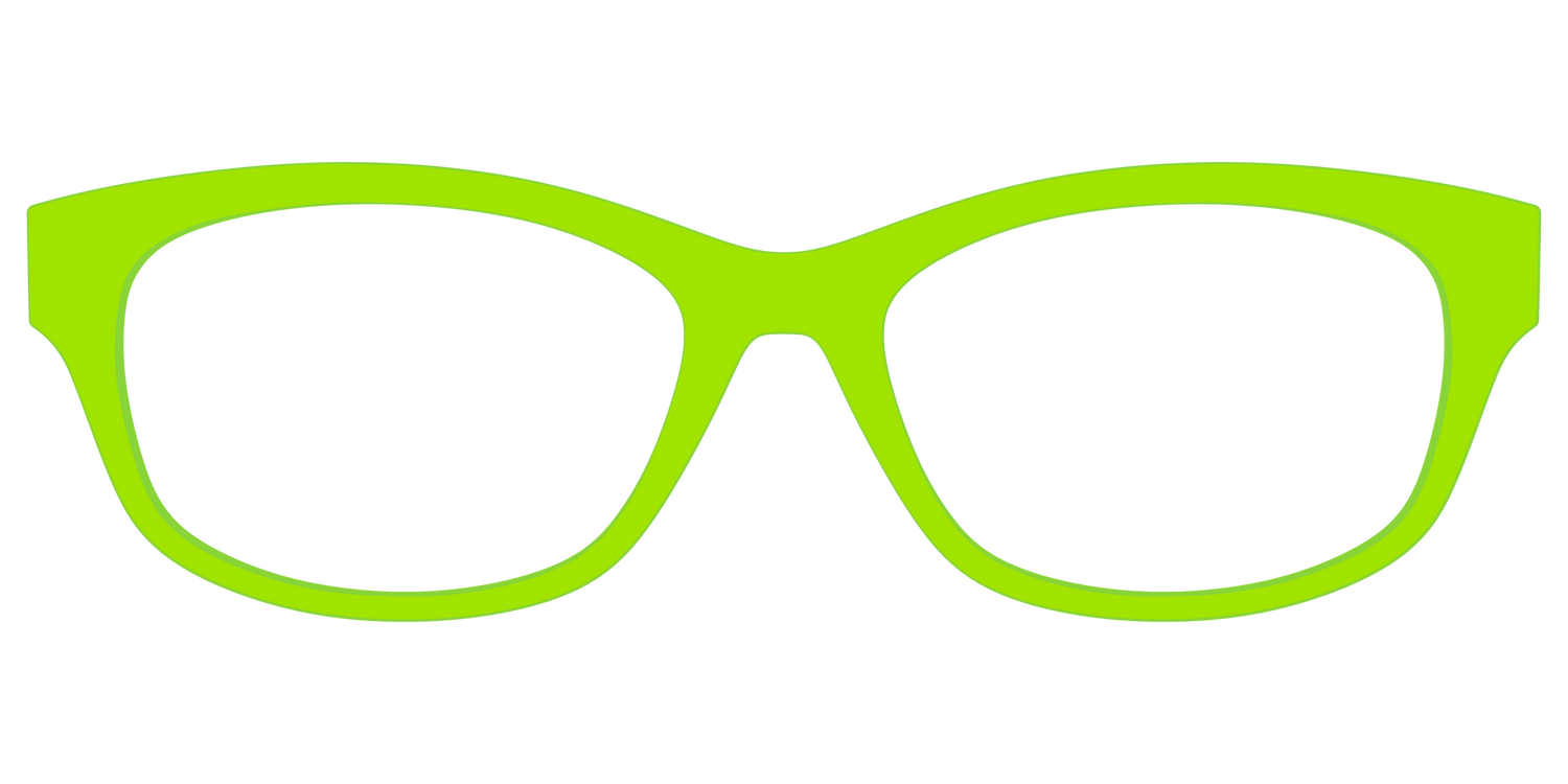 The Lime Green - Front Top Image - Pair Eyewear
