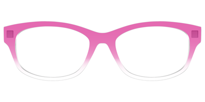 The Magenta Gradient Crystal - Front Top Thumbnail - Pair Eyewear