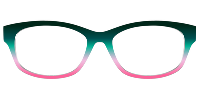 The Malachite to Peony Gradient - Front Top Thumbnail - Pair Eyewear