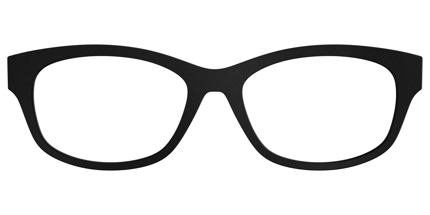 The Matte Black - Front Top Image - Pair Eyewear