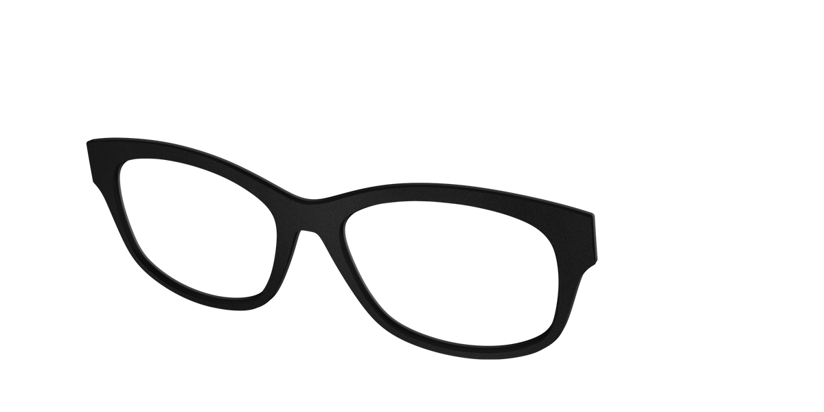 The Matte Black - Angle Top Image - Pair Eyewear