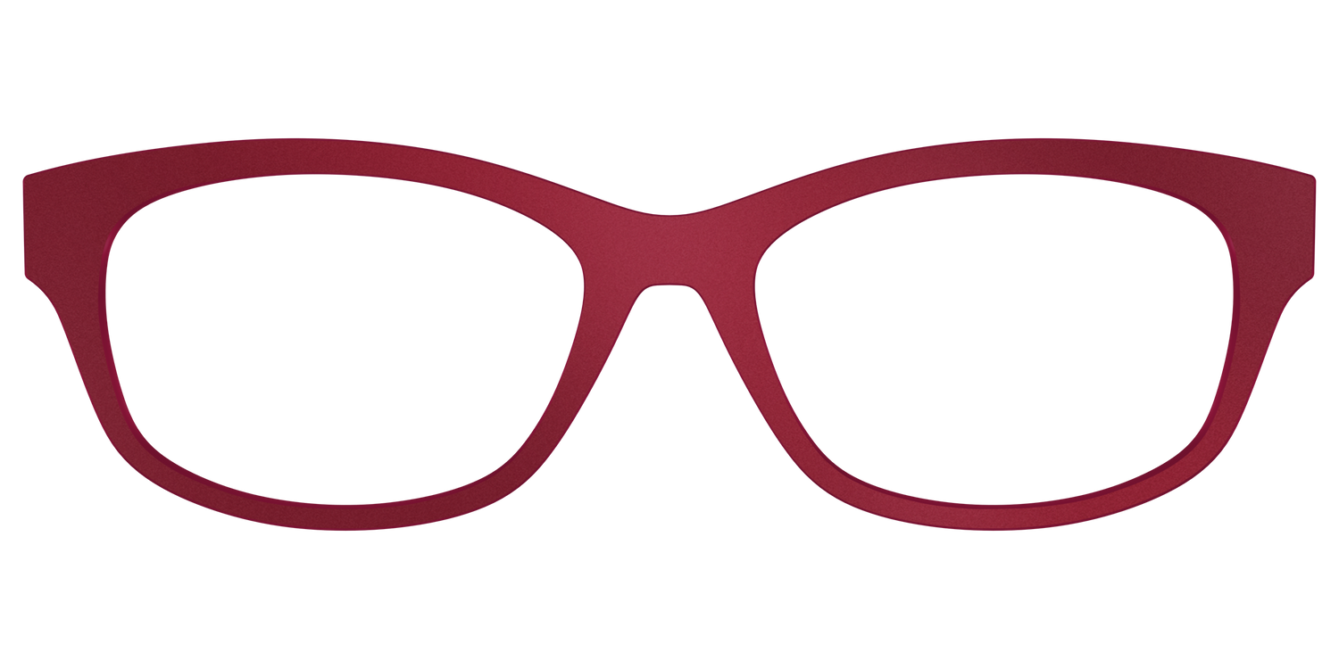The Matte Burgundy - Front Top Image - Pair Eyewear