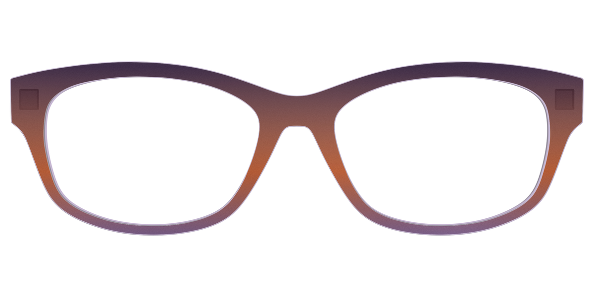 The Matte Midnight to Violet Gradient - Front Top Image - Pair Eyewear